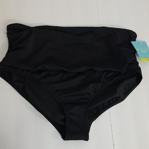 Bal Harbour Black Swimsuit Bikini High Waist Bottoms